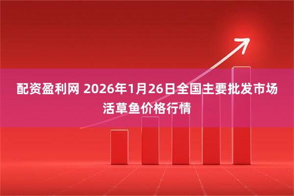 配资盈利网 2026年1月26日全国主要批发市场活草鱼价格行情
